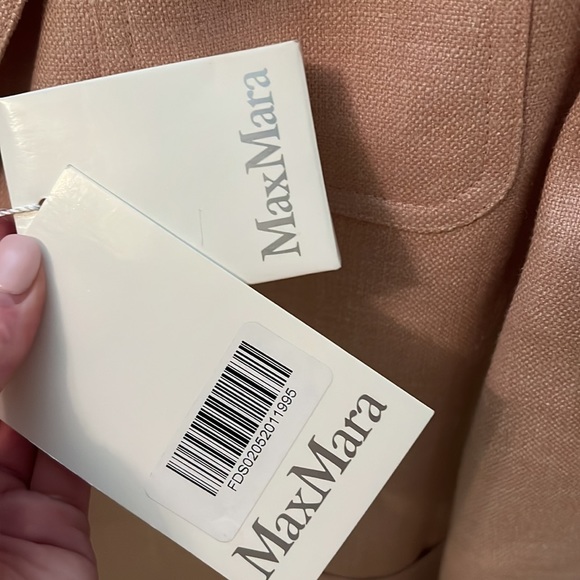 Blush Pink linen Women’s suit jacket, Relaxed fit-original tags never worn- - Picture 3 of 5